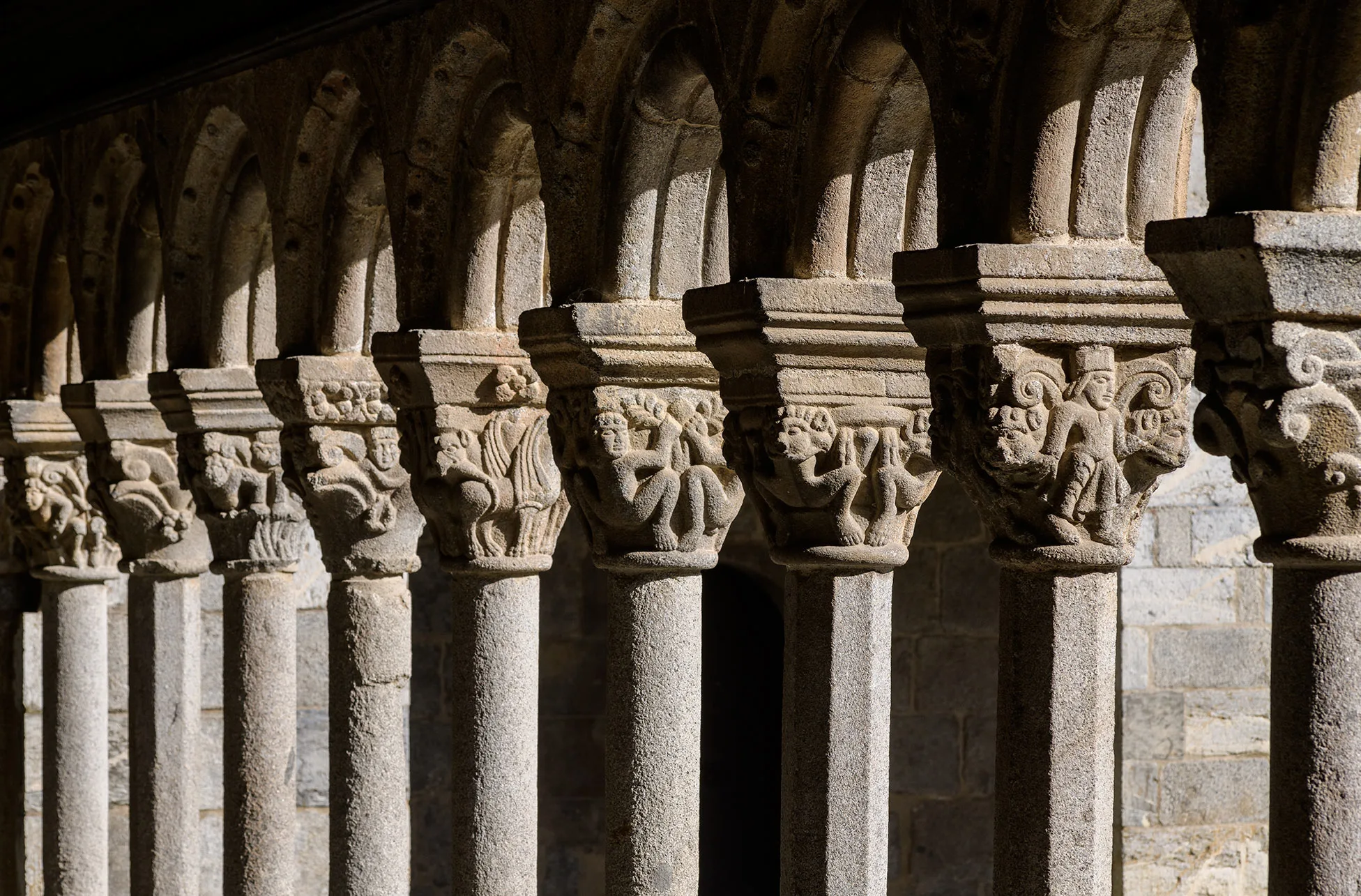 Capitells del Claustre de la Catedral de la Seu d'Urgell. 