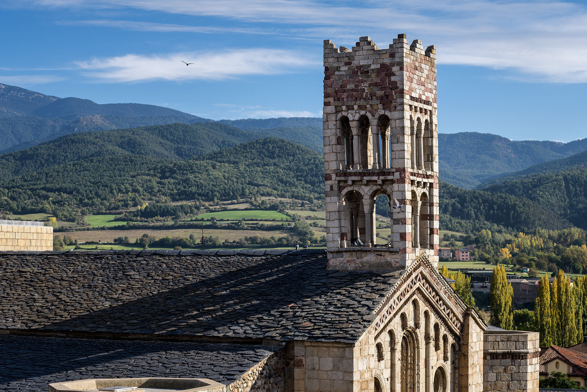 El campanario de la Catedral de la Seu d'Urgell