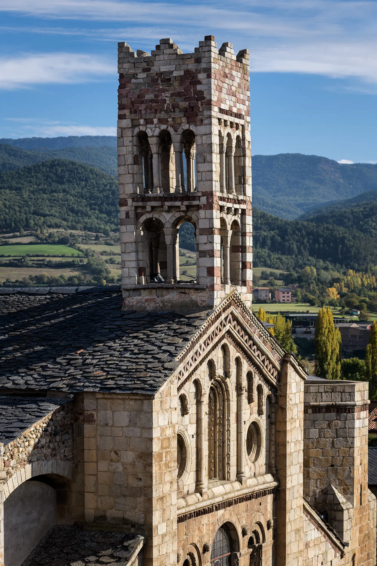 Vista del campanaret de la Catedral de Santa Maria d'Urgell