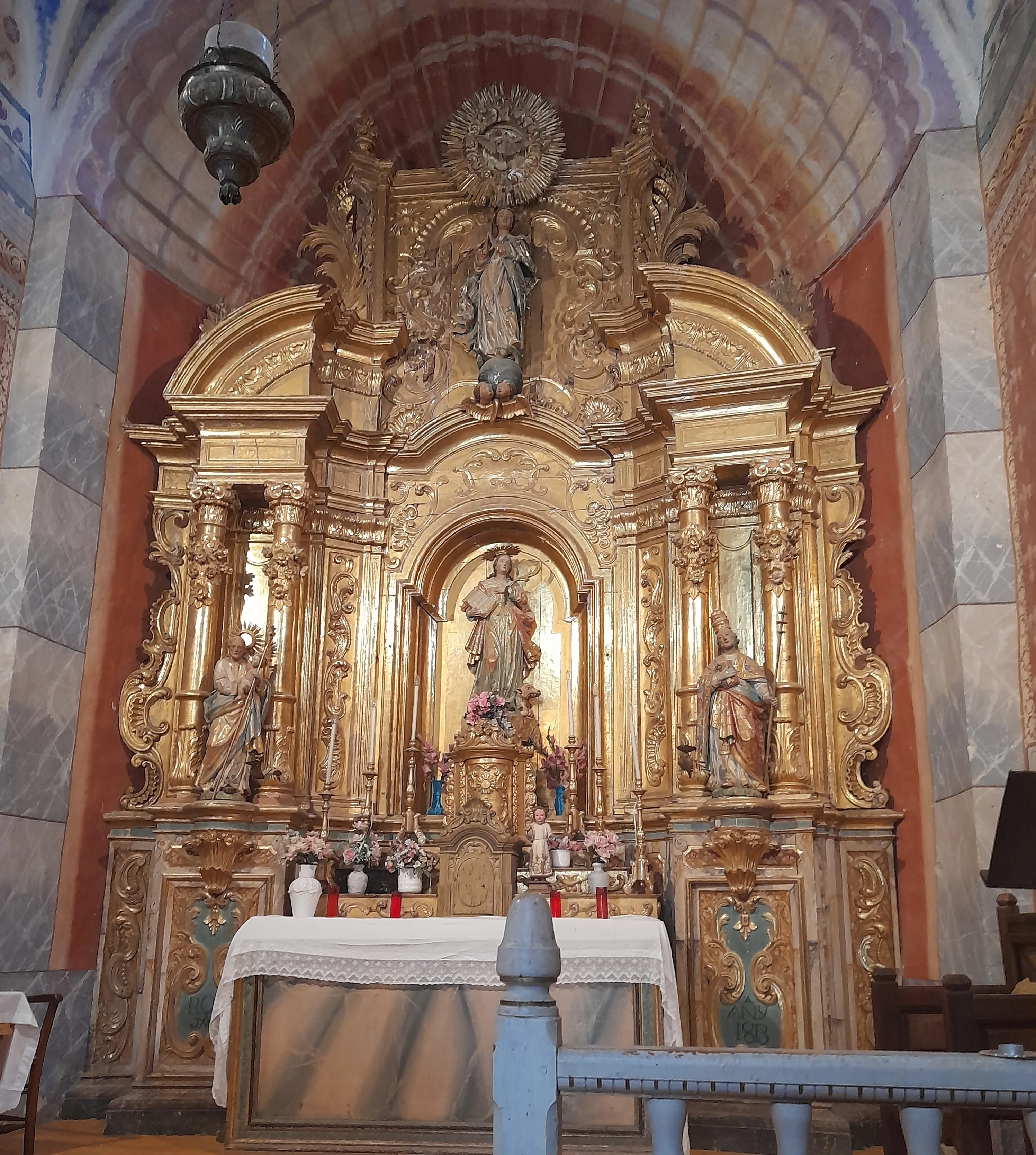 Retaule de l'església de Santa Coloma de Surri. 