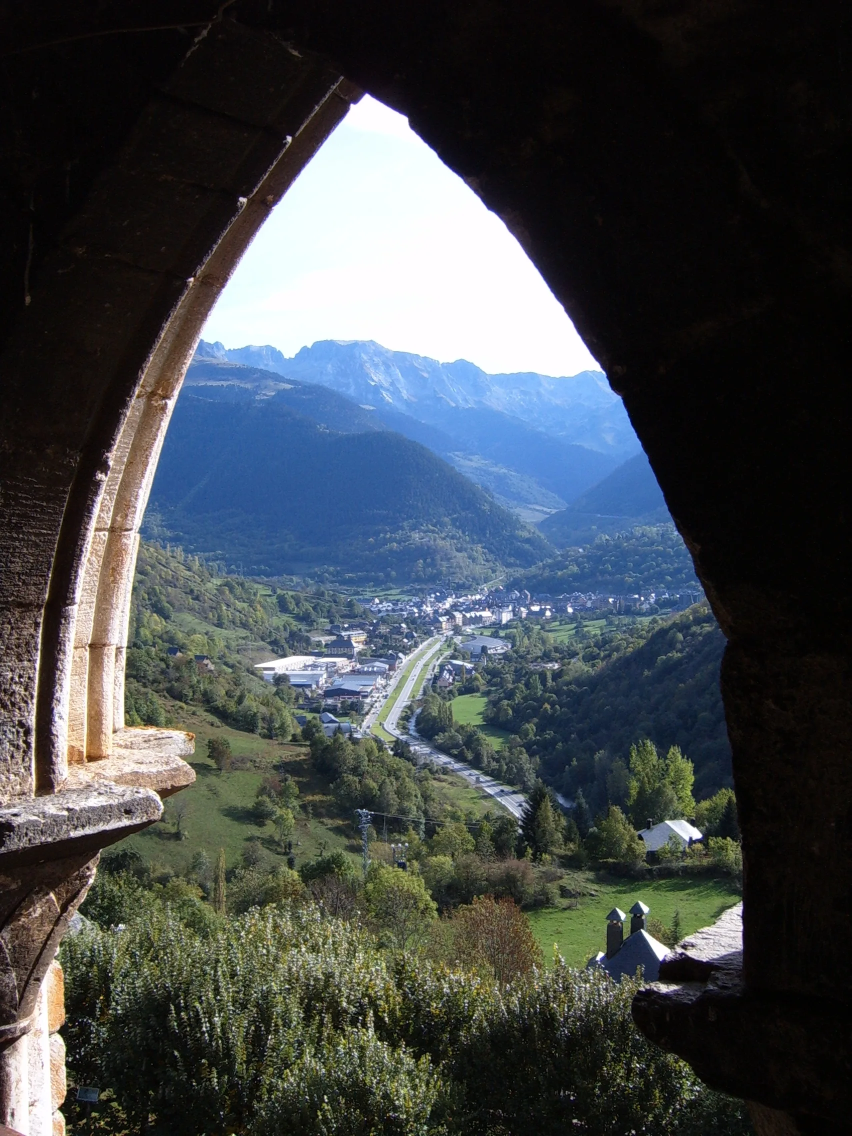 Vista des del campanar de l'església de Sant Fèlix de Vilac. 
